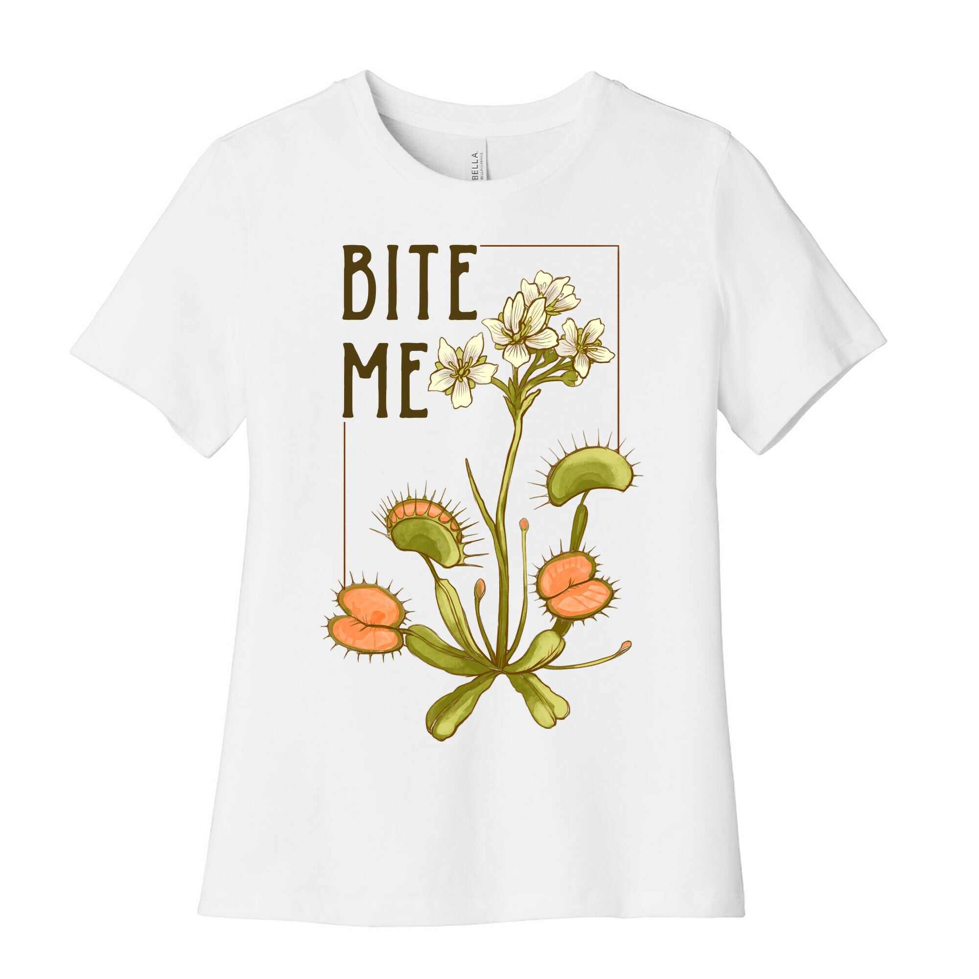 Bite Me Venus Flytrap Women's Cotton Tee